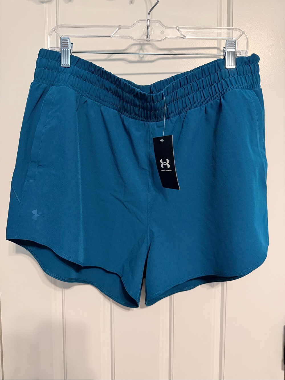Under Armour Women's Teal-Blue Athletic Shorts